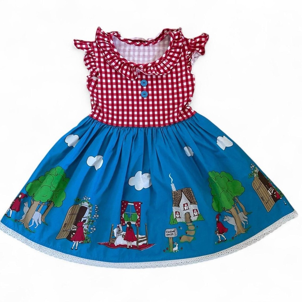 Eleanor Rose Red and White Gingham Dress